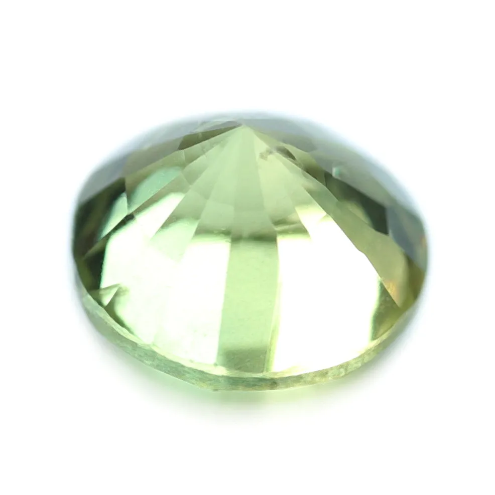 0.60ct Certified Natural Green Sapphire