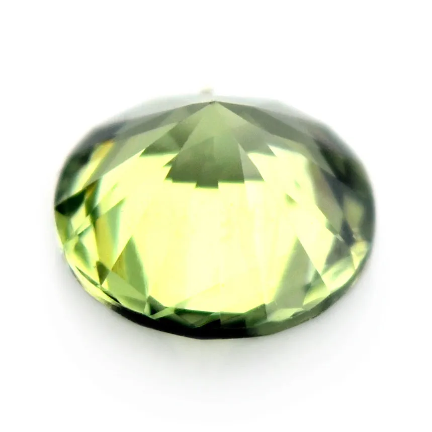 0.60ct Certified Natural Green Sapphire