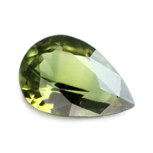 0.60ct Certified Natural Green Sapphire