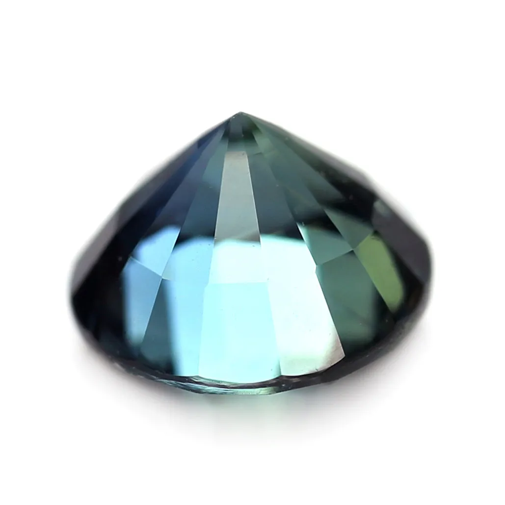 0.60ct Certified Natural Teal Sapphire