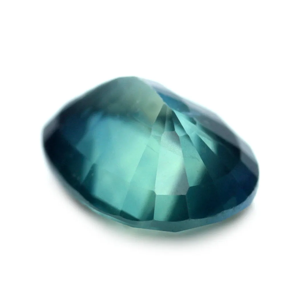 0.60ct Certified Natural Teal Sapphire