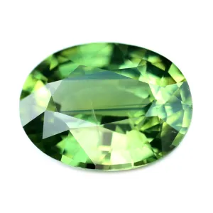 0.61ct Certified Natural Green Sapphire