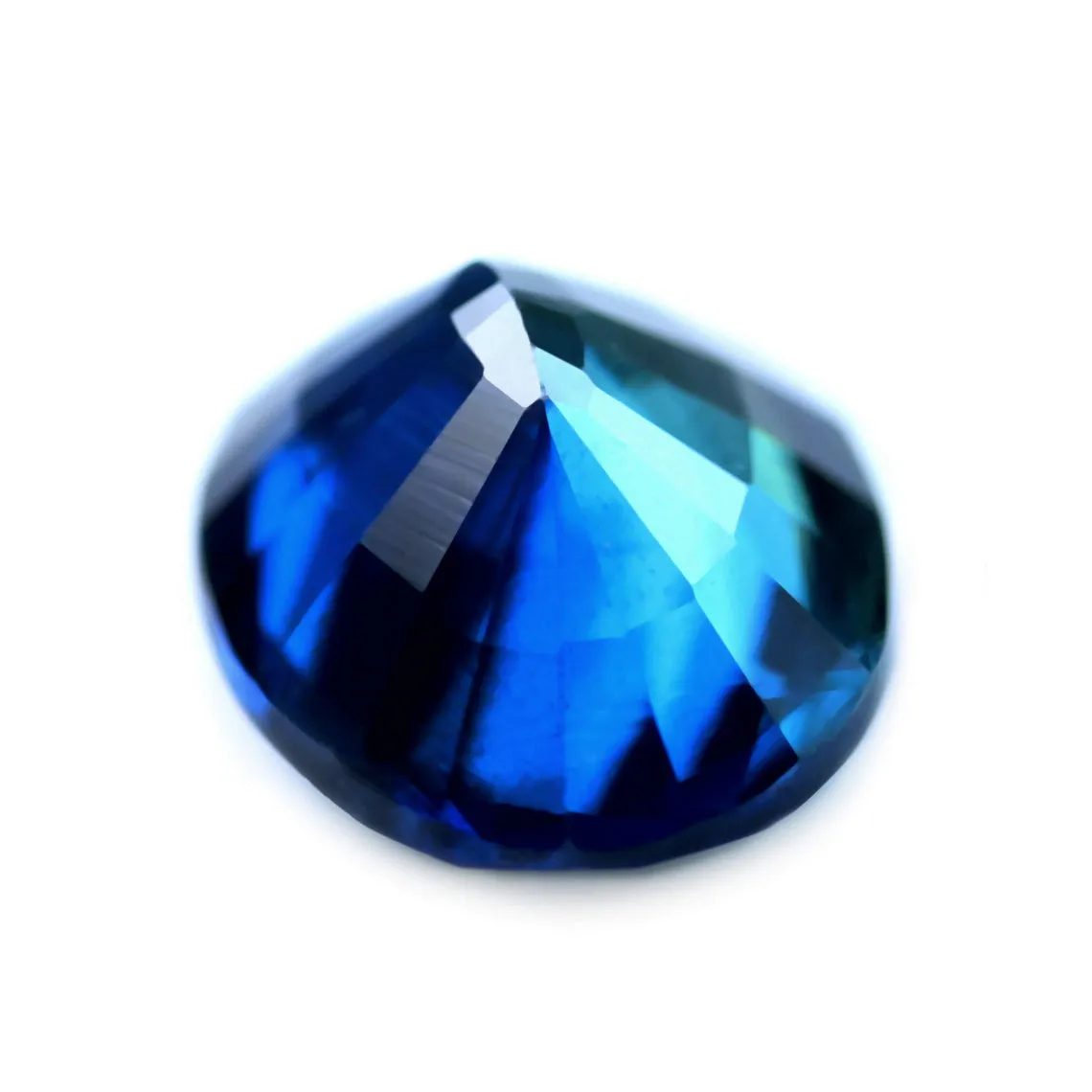 0.61ct Certified Natural Teal Sapphire