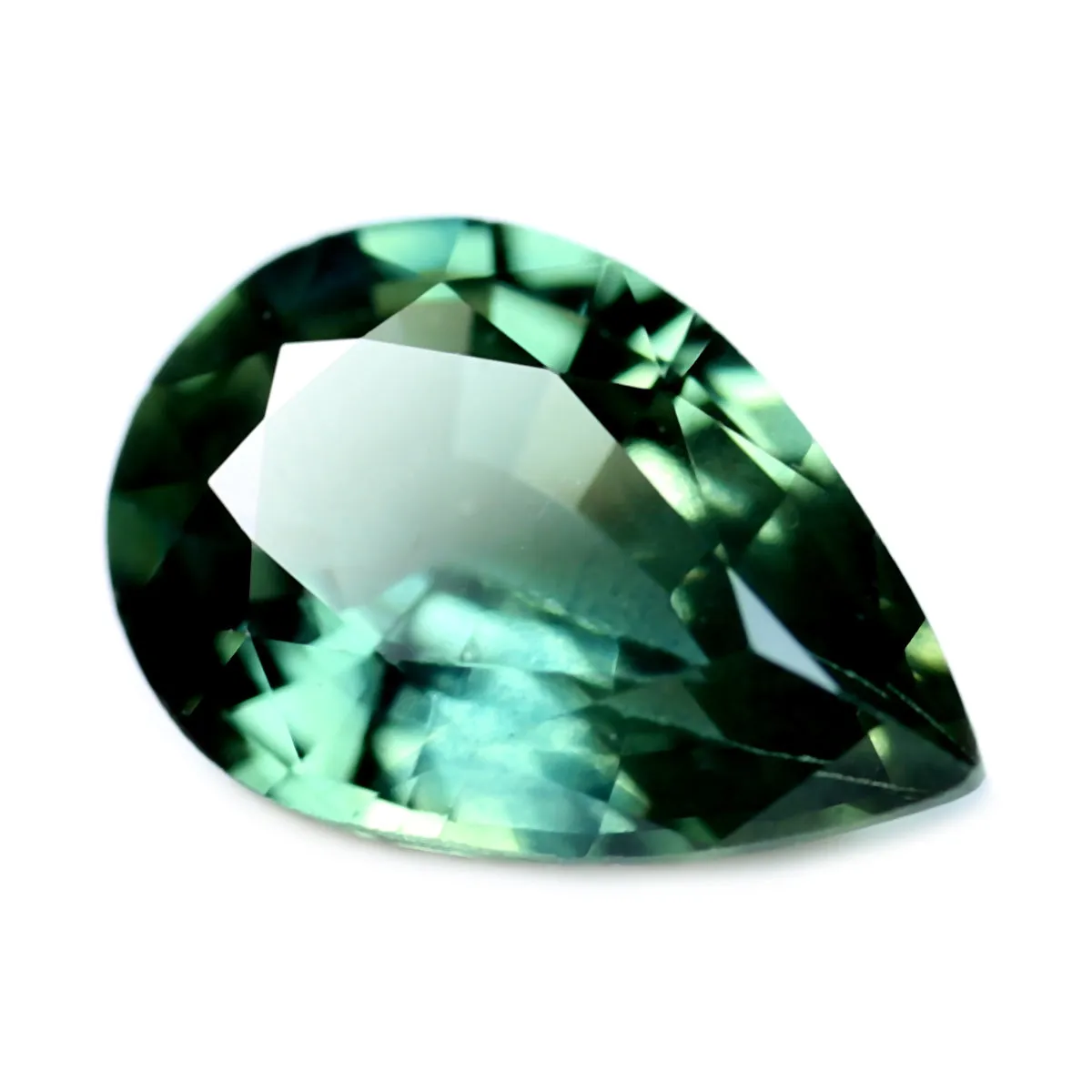 0.61ct Certified Natural Teal Sapphire