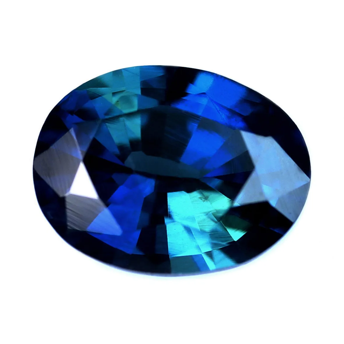 0.61ct Certified Natural Teal Sapphire