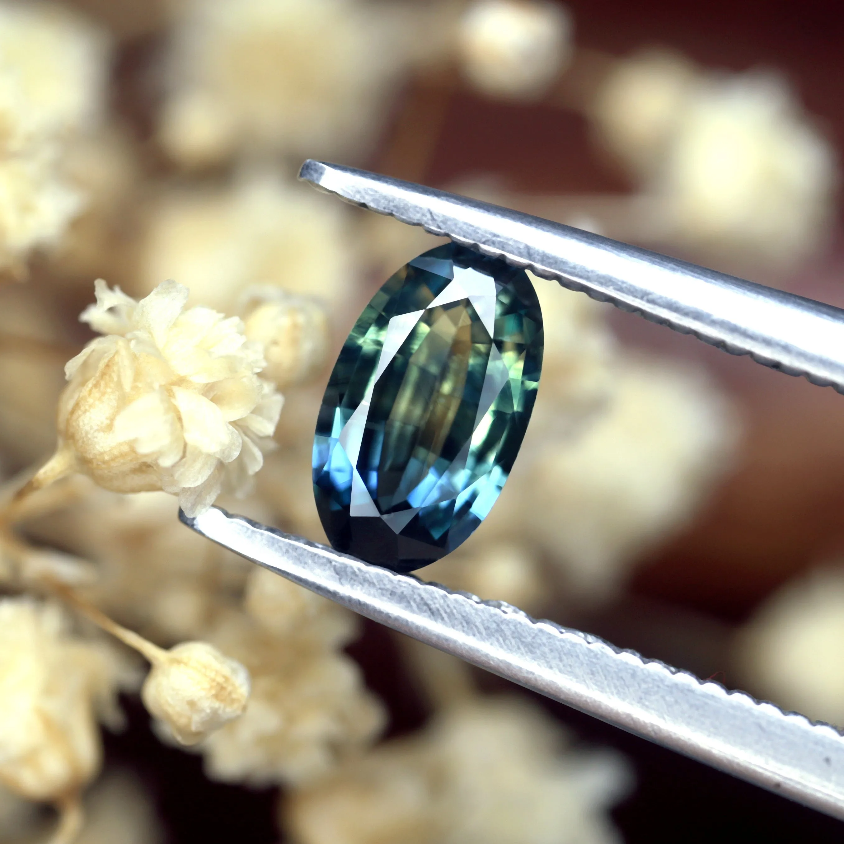 0.62ct Certified Natural Multicolor Sapphire