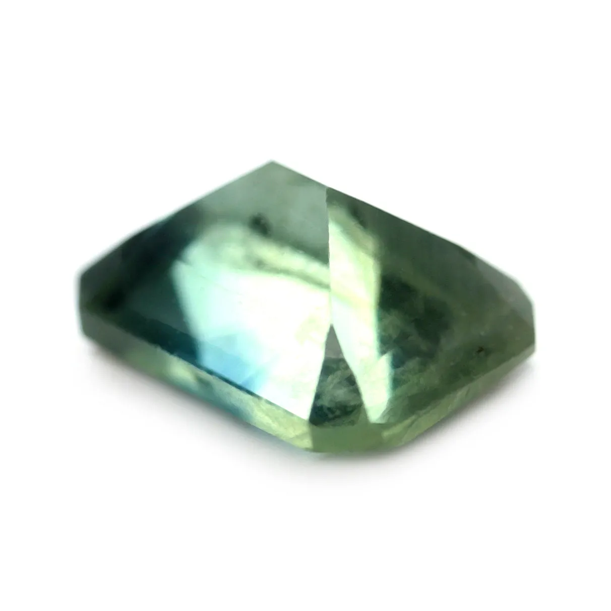 0.62ct Certified Natural Teal Sapphire