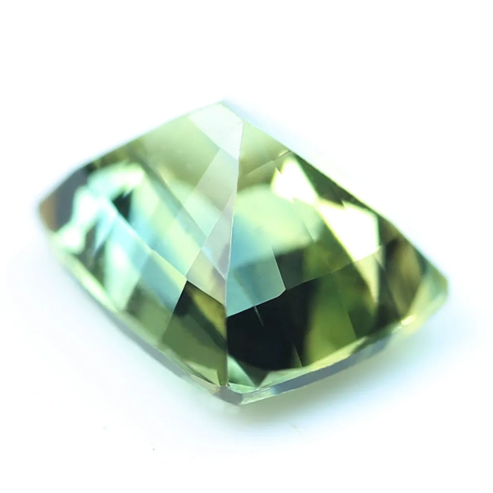 0.63ct Certified Natural Green Sapphire