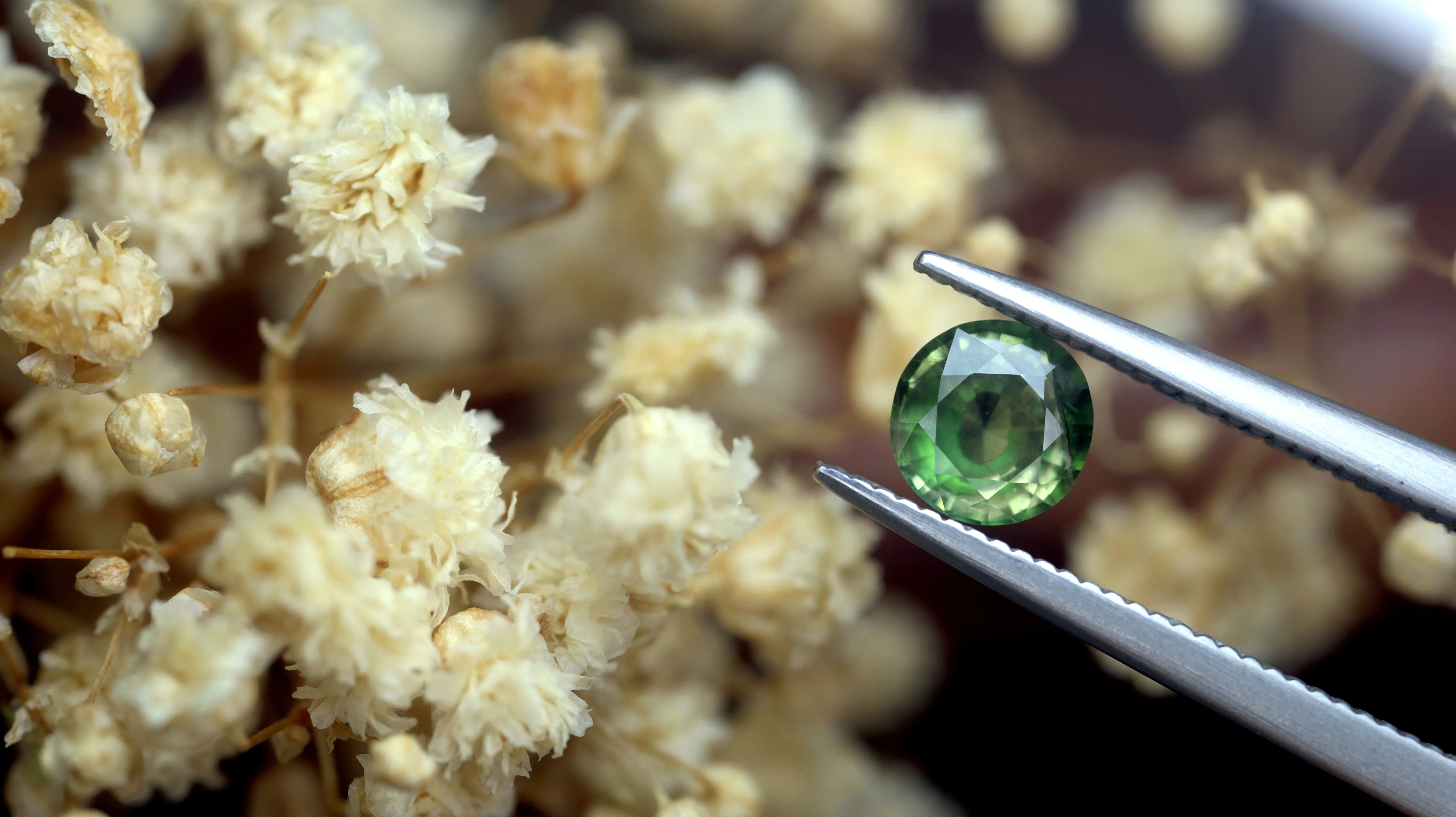 0.64ct Certified Natural Green Sapphire