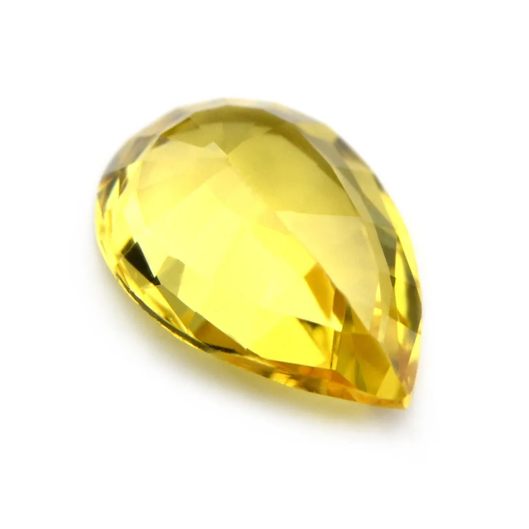 0.64ct Certified Natural Yellow Sapphire