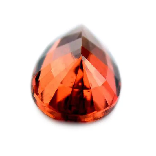 0.65 ct Certified Natural Orange Sapphire