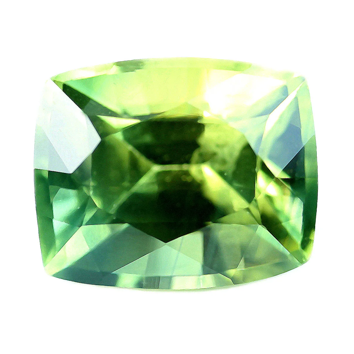 0.65ct Certified Natural Green Sapphire