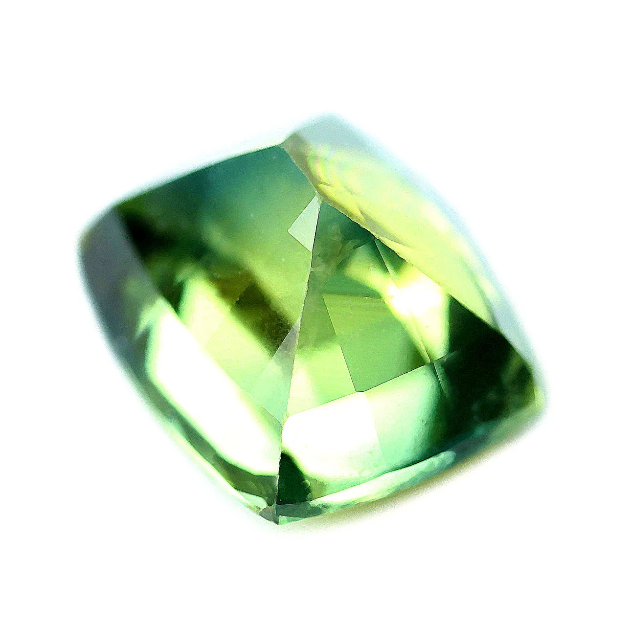 0.65ct Certified Natural Green Sapphire