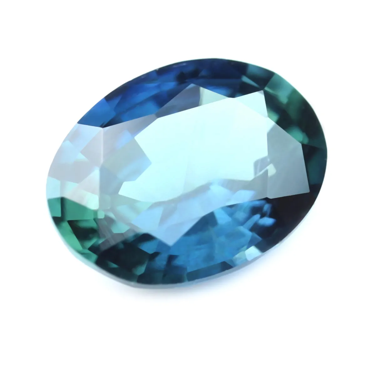 0.65ct Certified Natural Teal Sapphire
