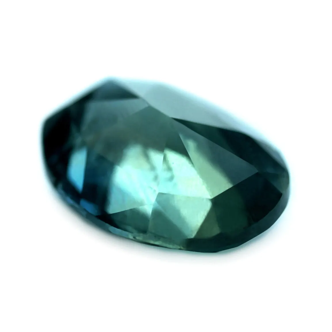 0.65ct Certified Natural Teal Sapphire
