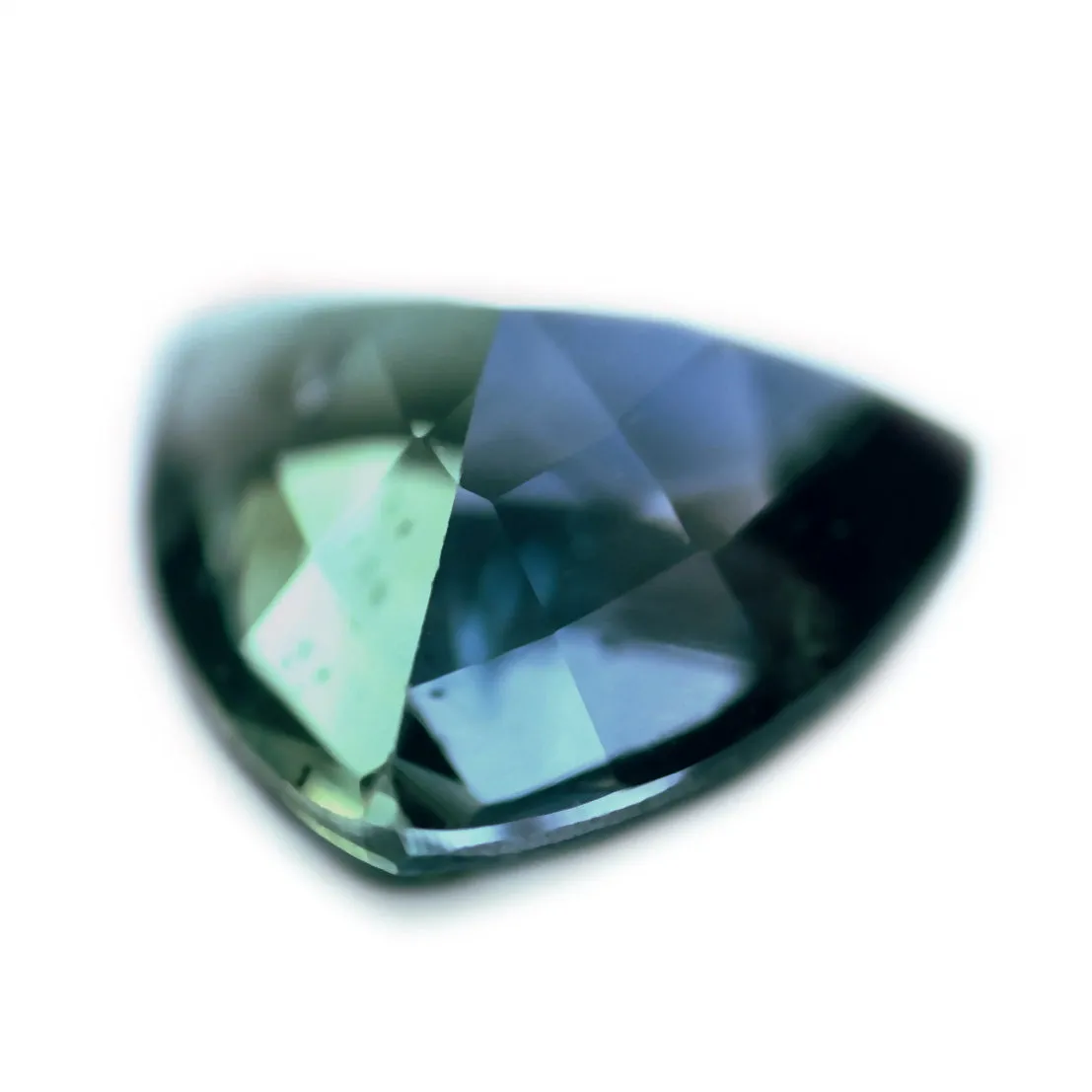 0.65ct Certified Natural Teal Sapphire