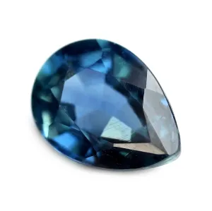 0.65ct Certified Natural Teal Sapphire