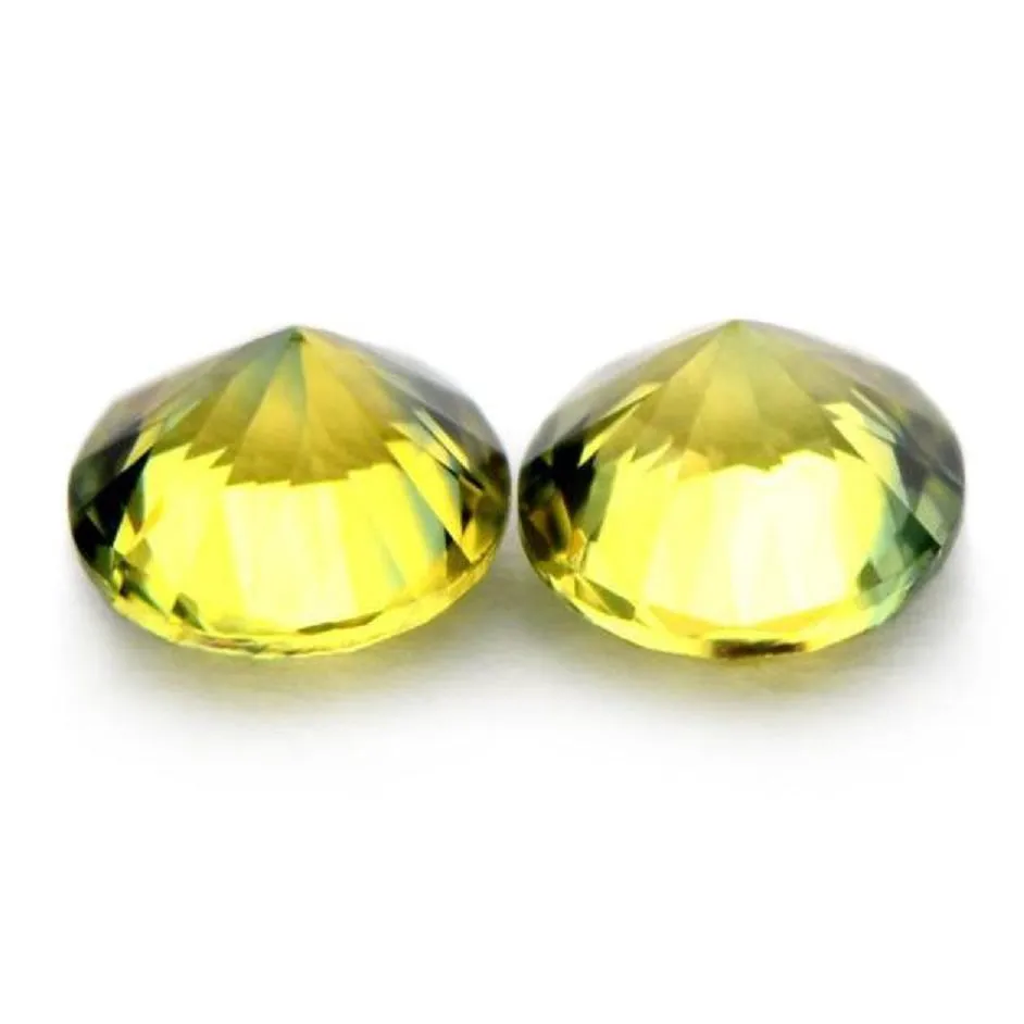 0.65ct Certified Natural Yellow Sapphire Matching Pair