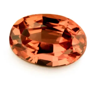 0.66ct Certified Natural Orange Sapphire