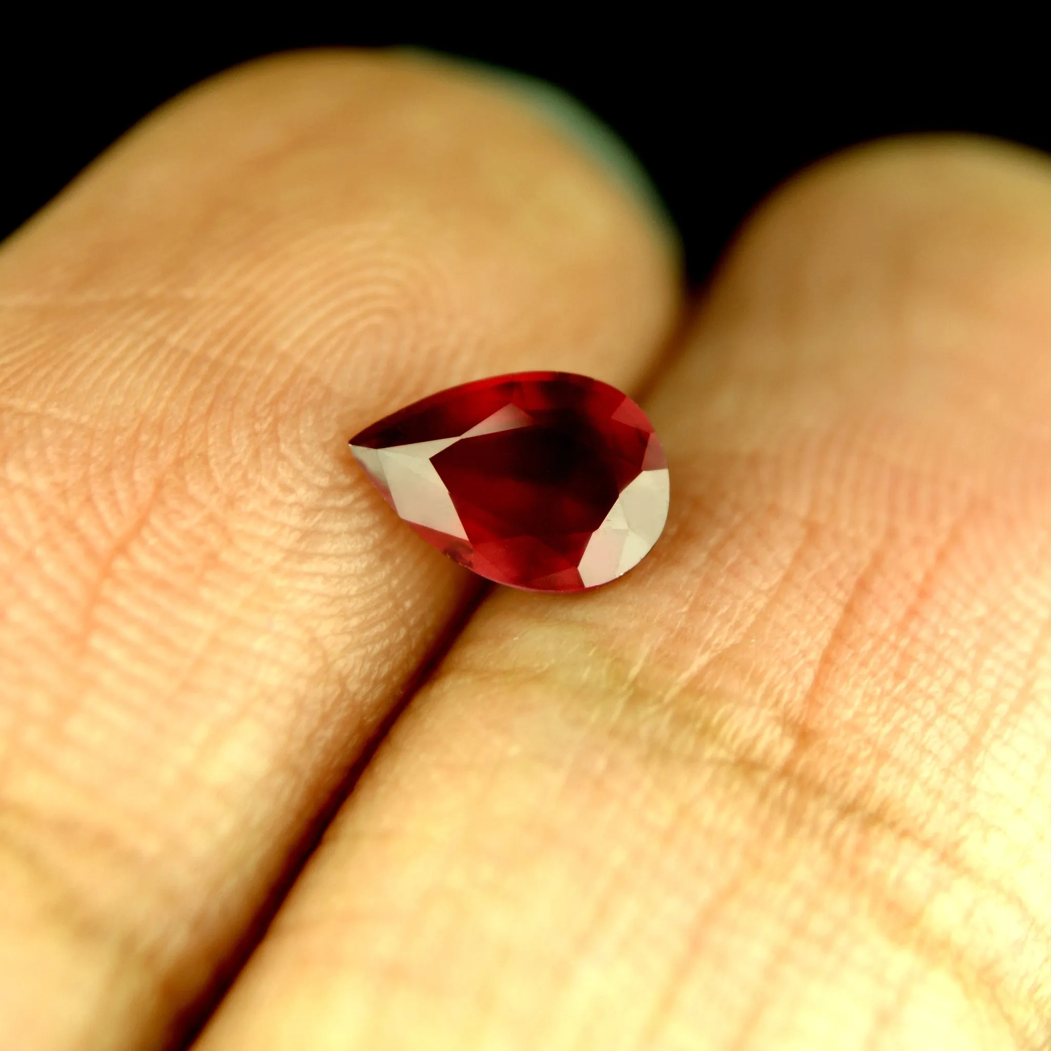 0.66ct Certified Natural Red Ruby