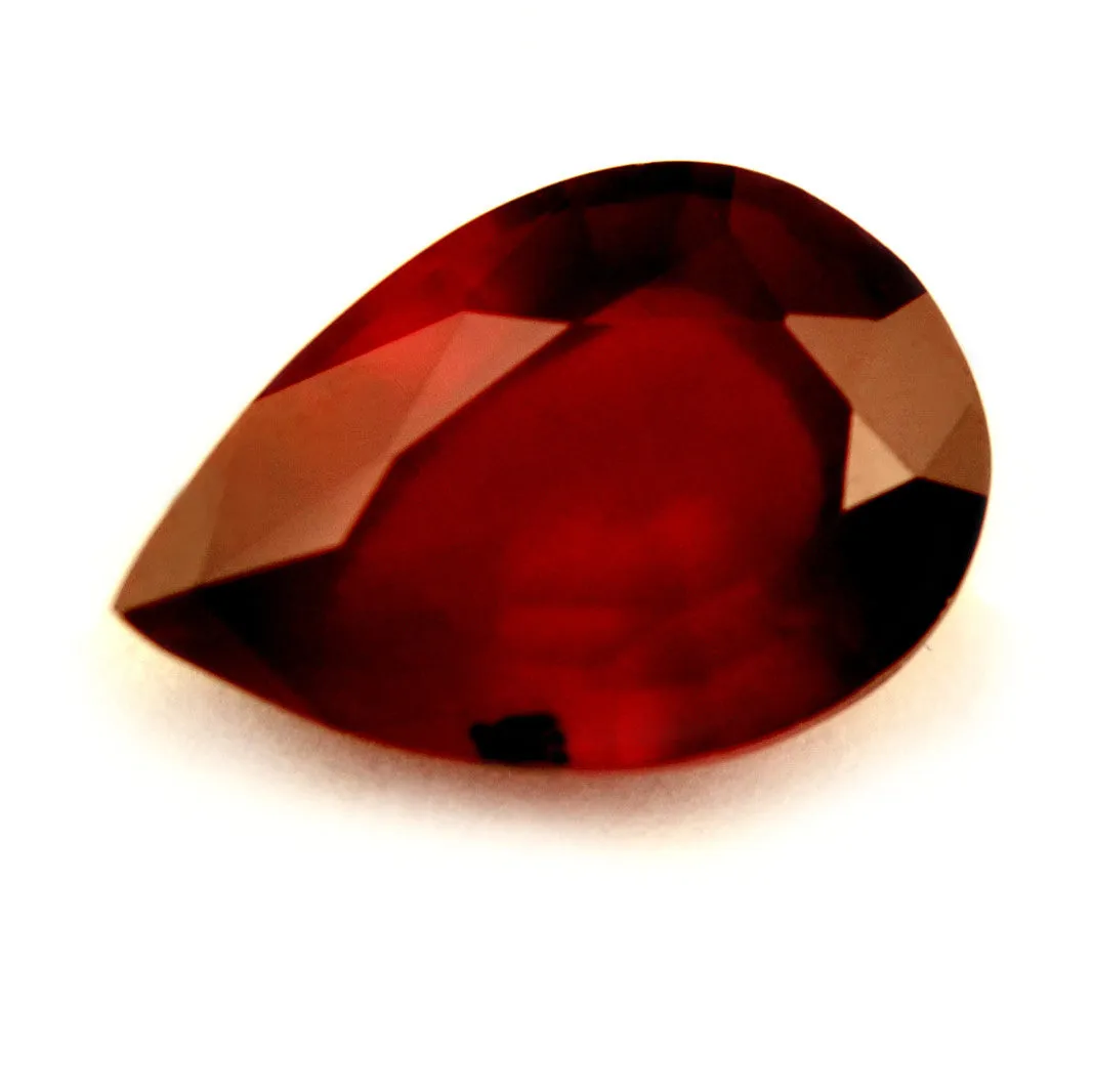 0.66ct Certified Natural Red Ruby