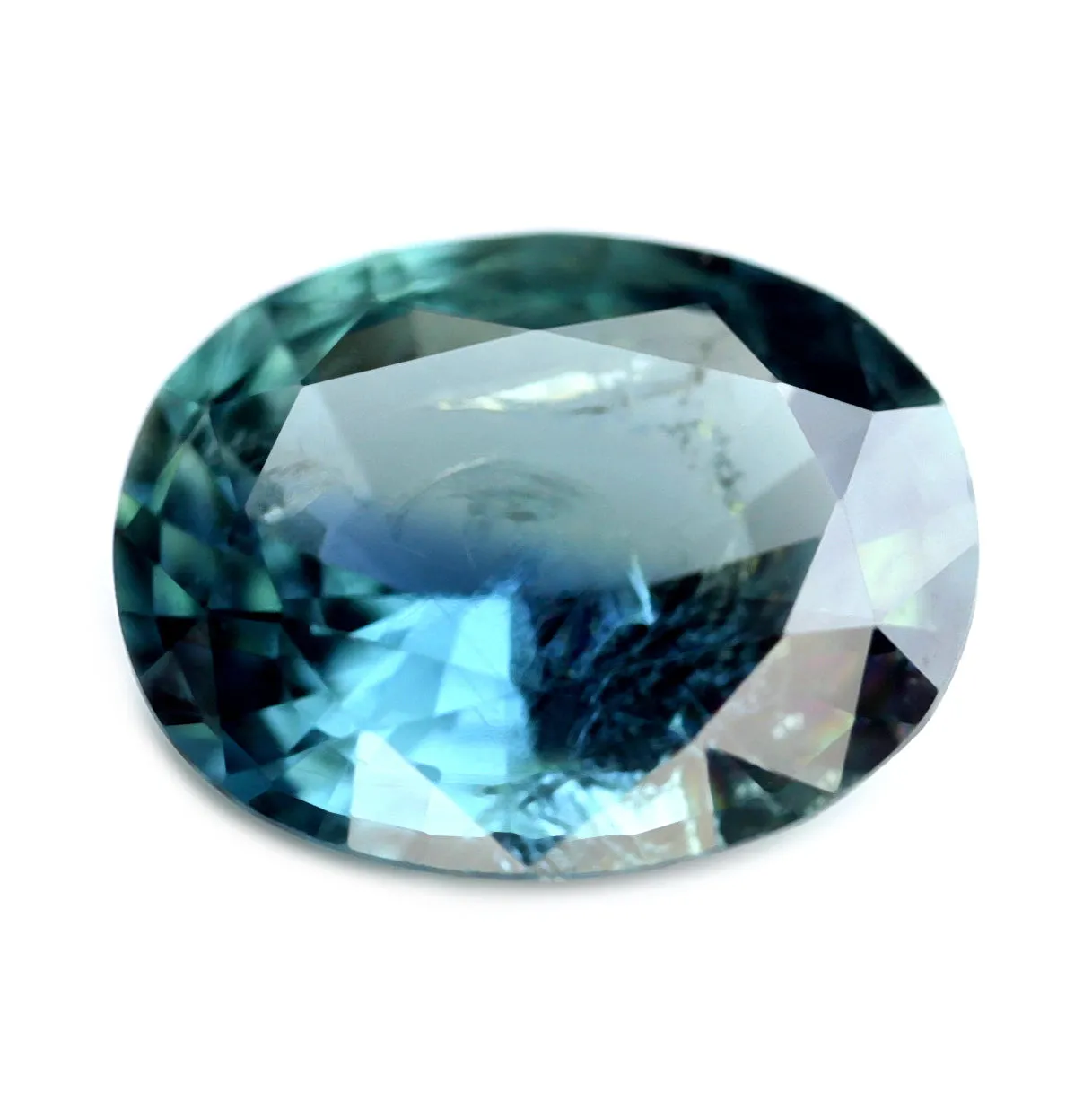 0.66ct Certified Natural Teal Sapphire