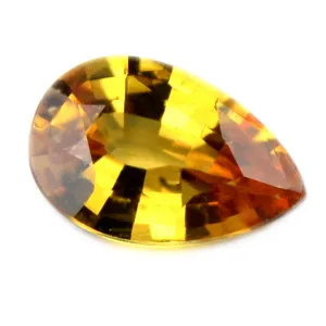 0.66ct Certified Natural Yellow Sapphire