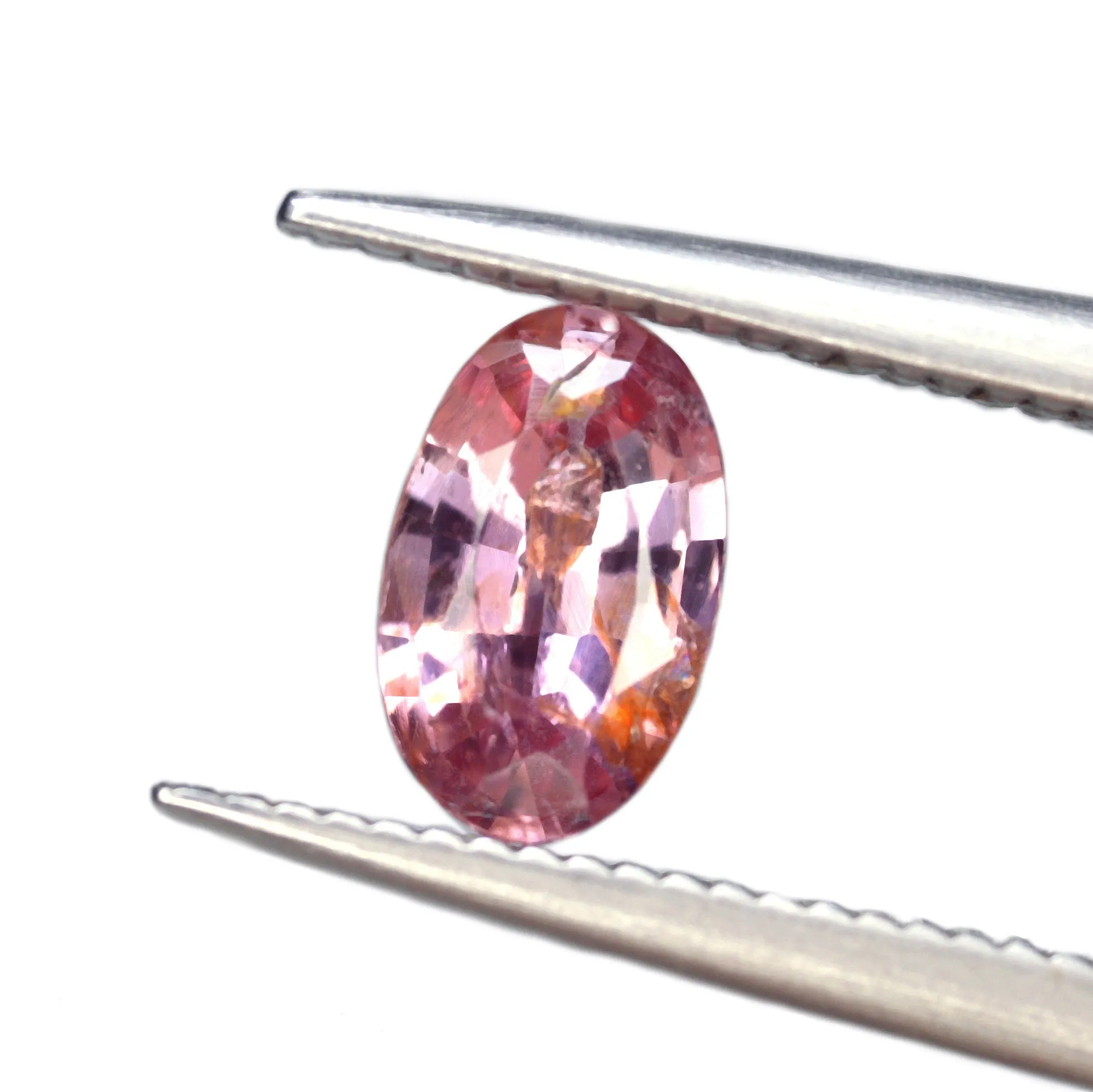 0.67ct Certified Natural Peach Sapphire