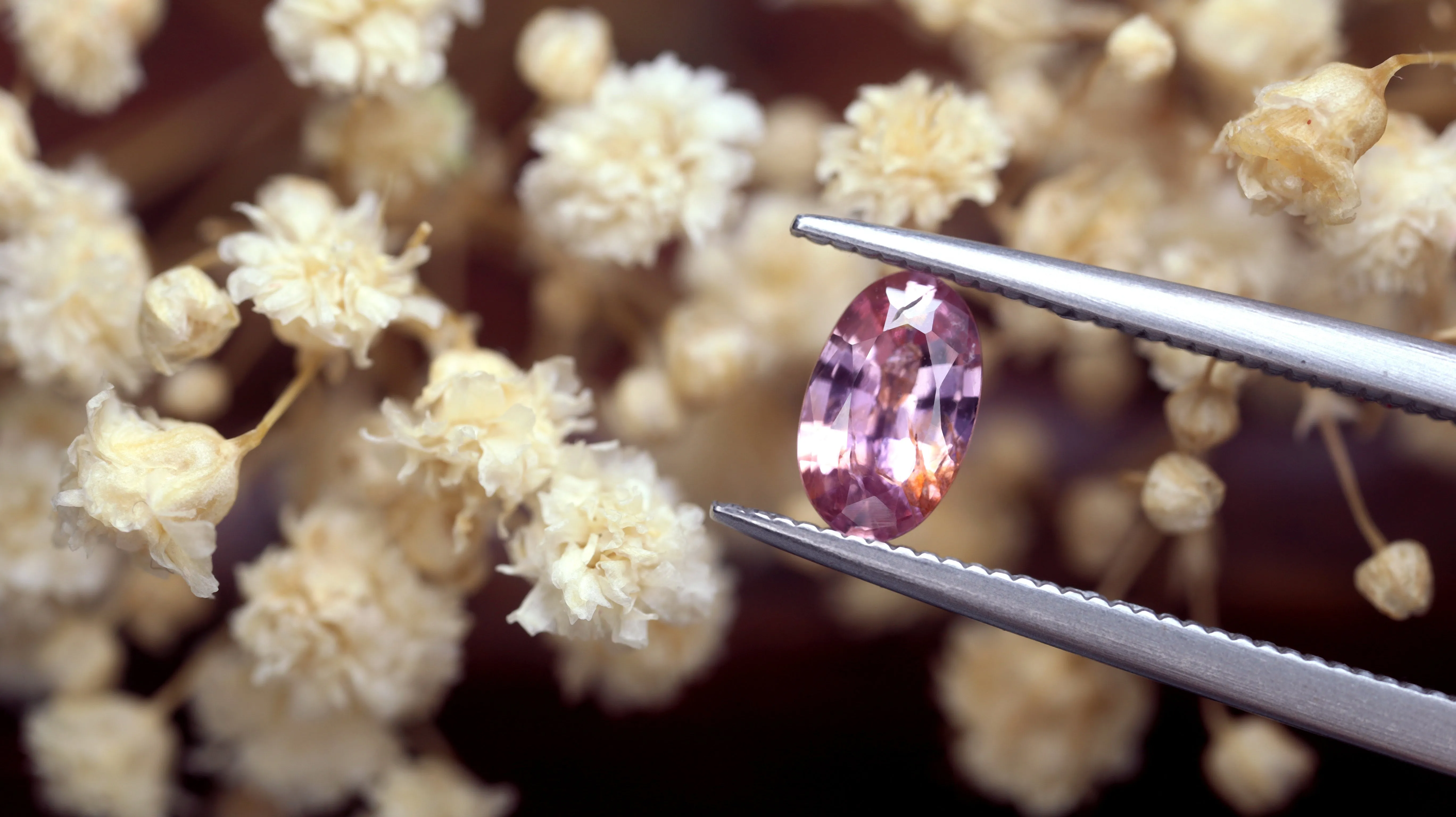 0.67ct Certified Natural Peach Sapphire