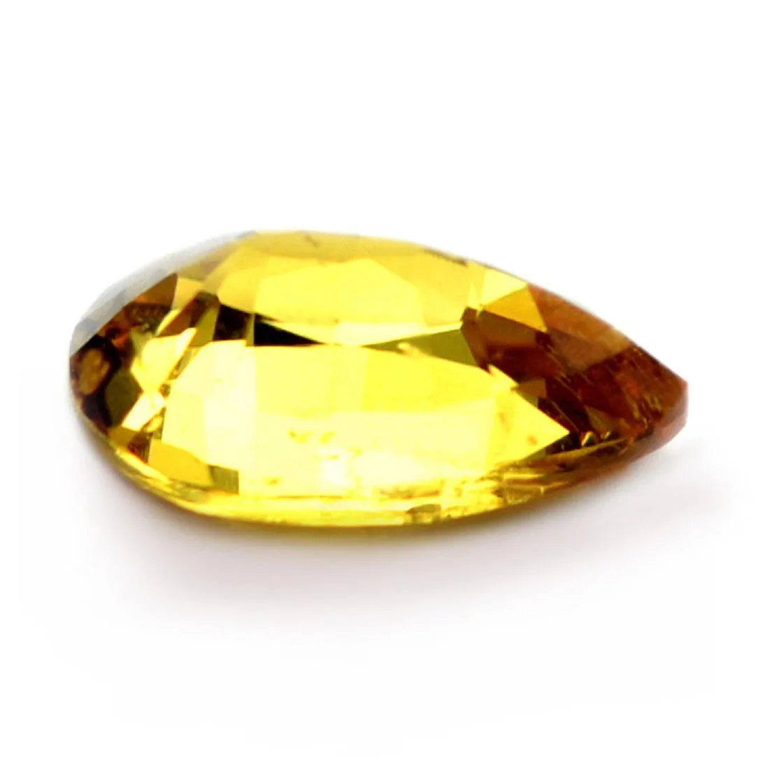 0.67ct Certified Natural Yellow Sapphire