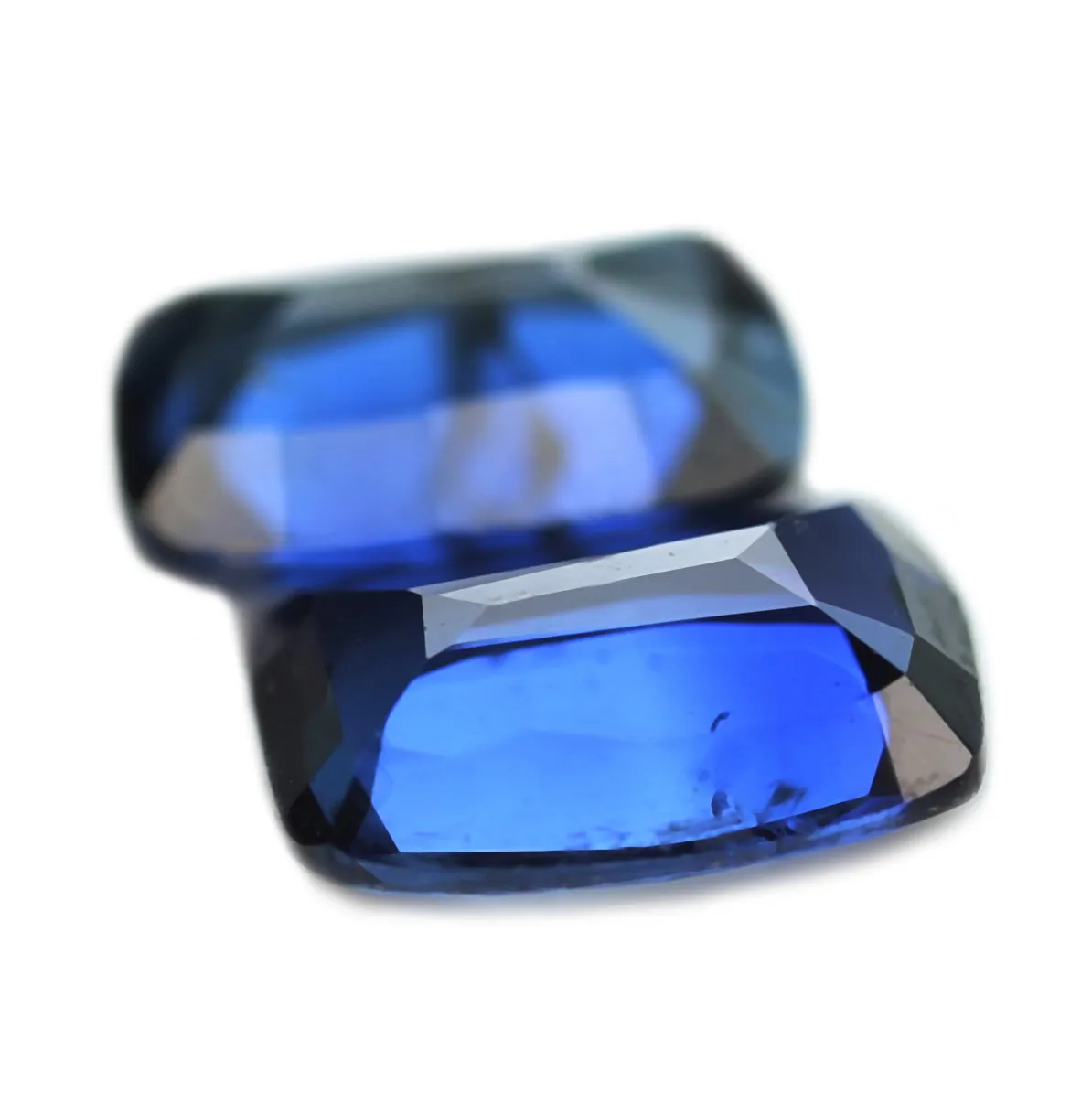 0.68ct Certified Natural Blue Sapphire Matching Pair
