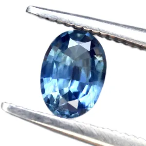 0.68ct Certified Natural Teal Sapphire