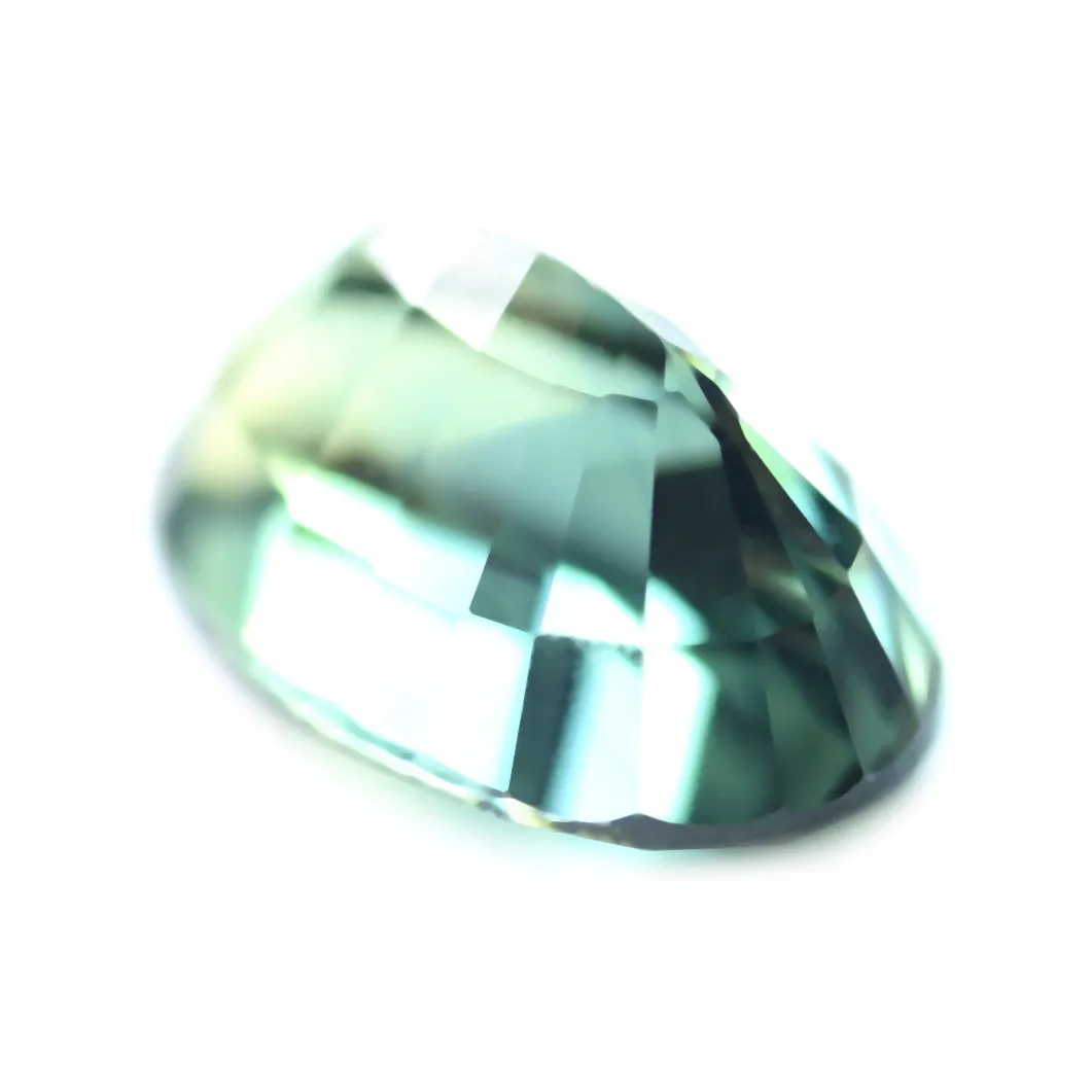 0.69ct Certified Natural Green Sapphire