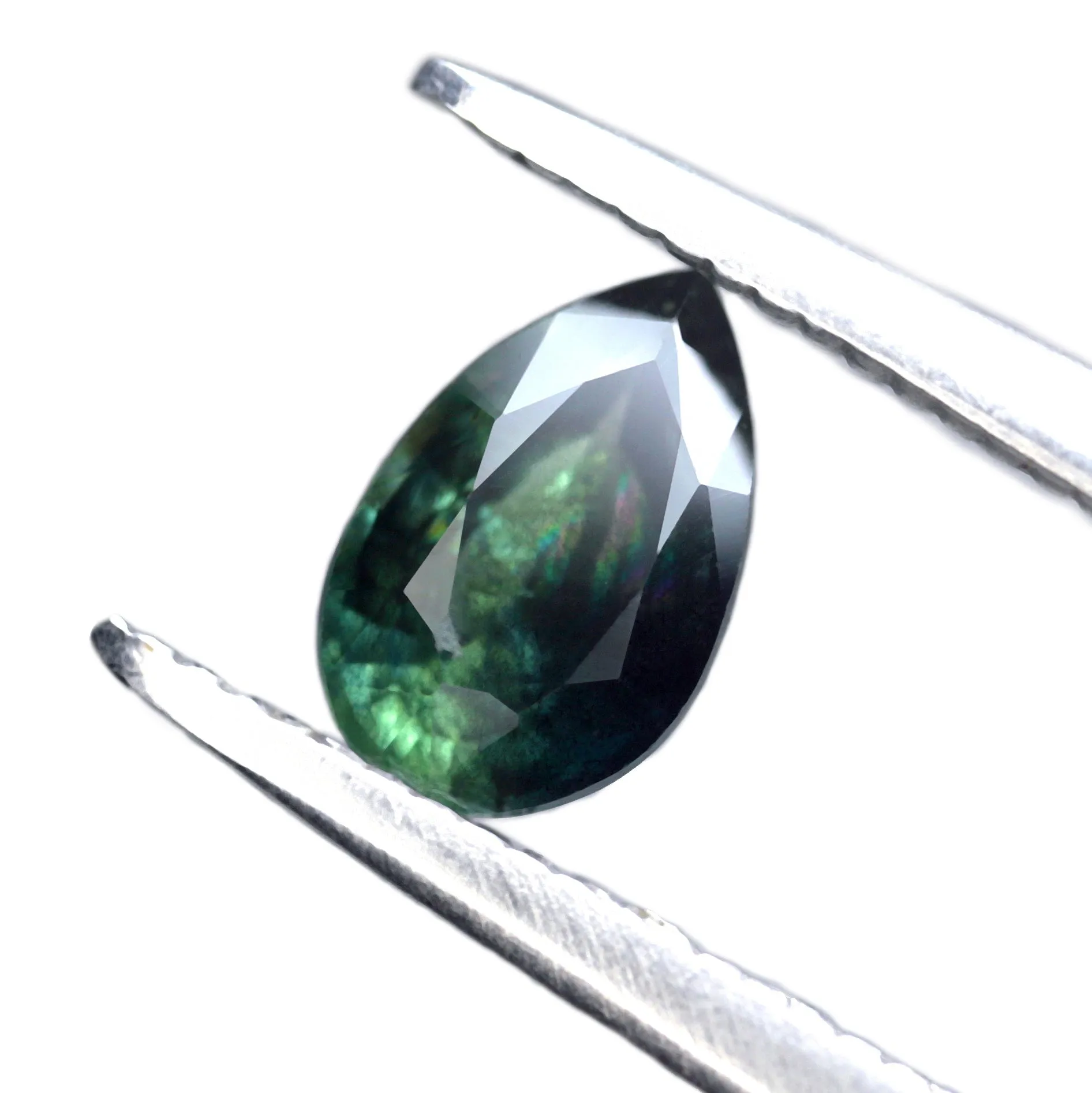 0.69ct Certified Natural Teal Sapphire