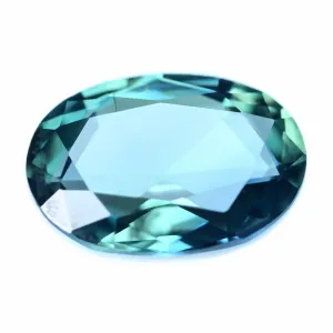0.69ct Certified Natural Teal Sapphire