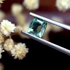 0.70ct Certified Natural Teal Sapphire