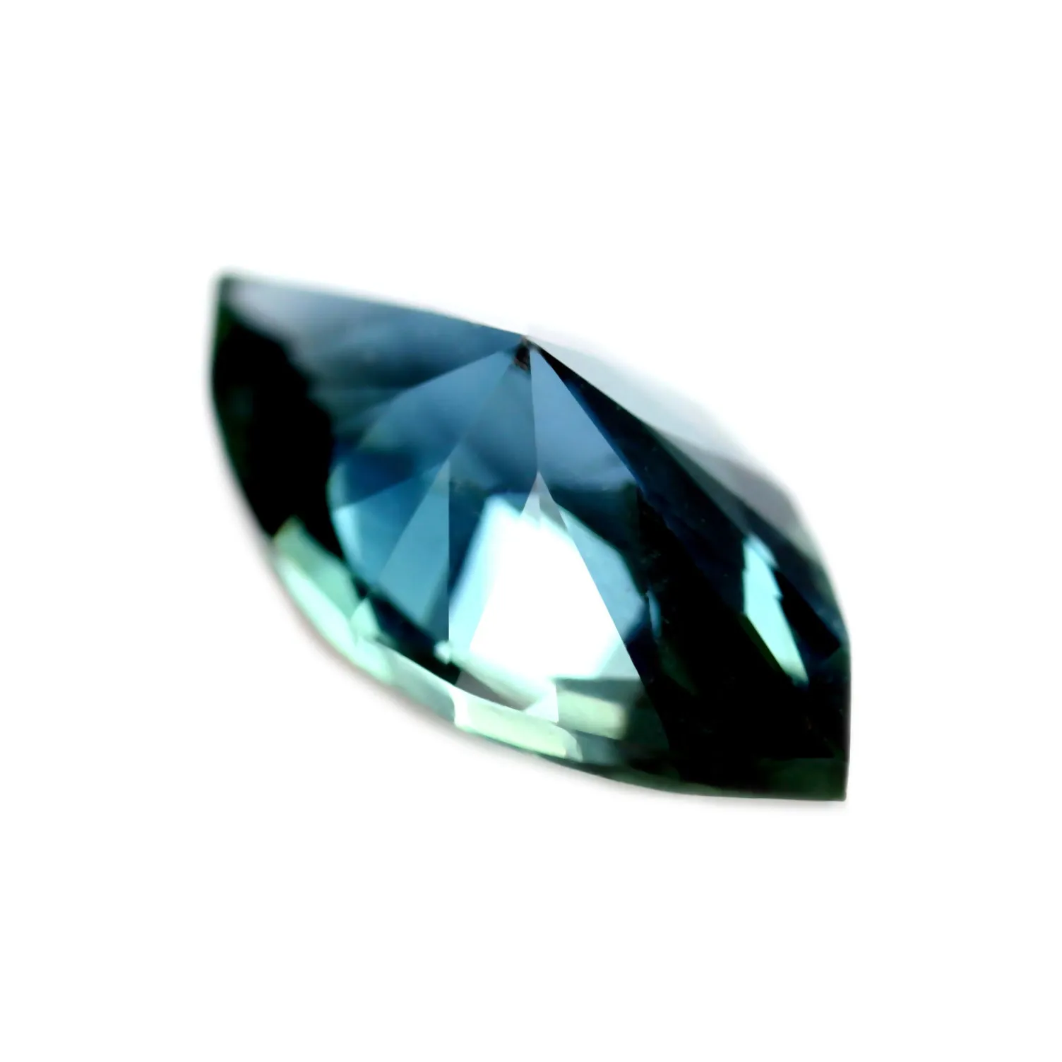 0.70ct Certified Natural Teal Sapphire