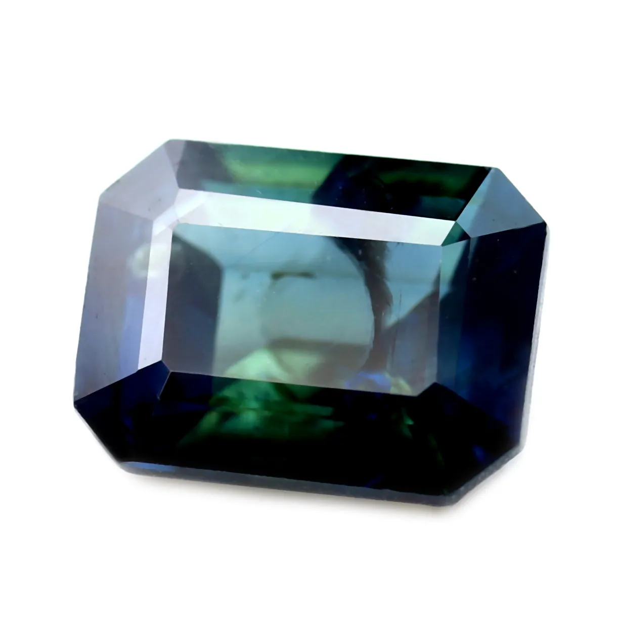 0.70ct Certified Natural Teal Sapphire