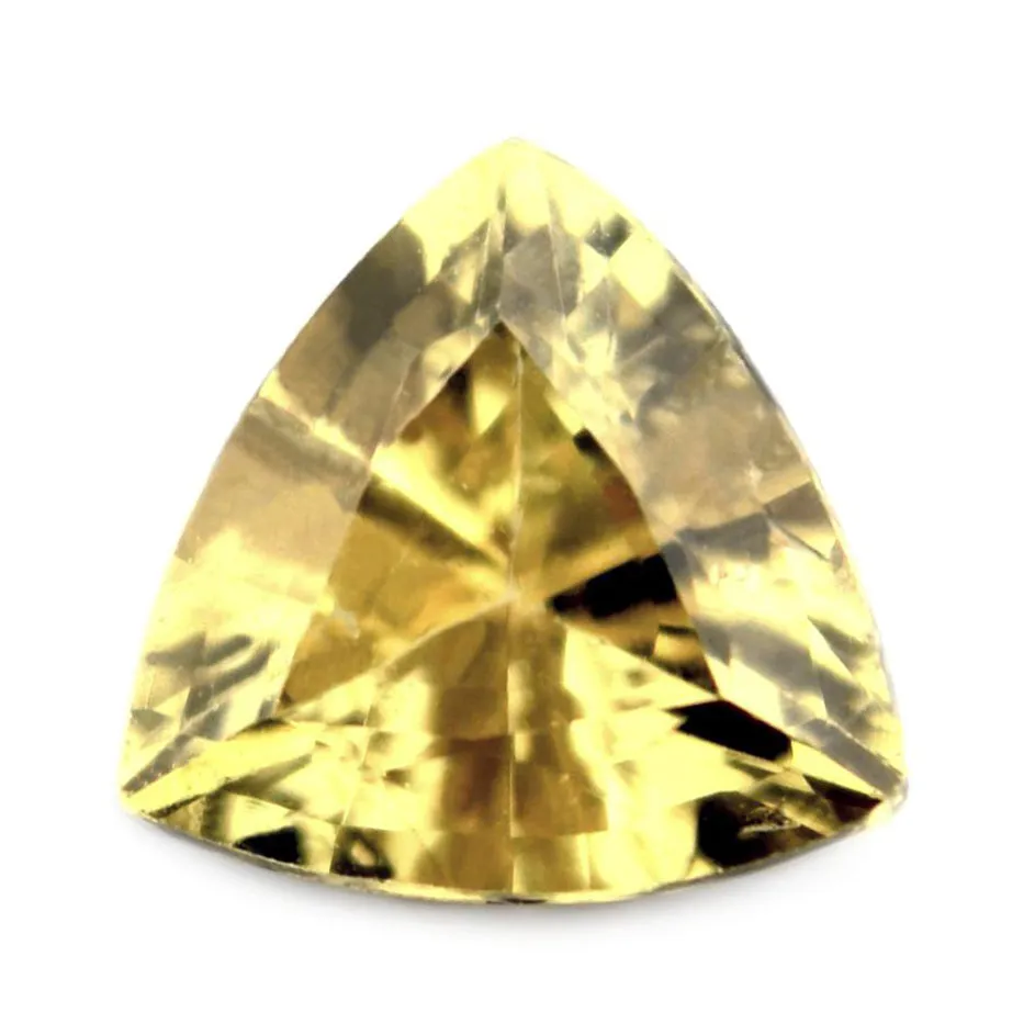 0.70ct Certified Natural Yellow Sapphire