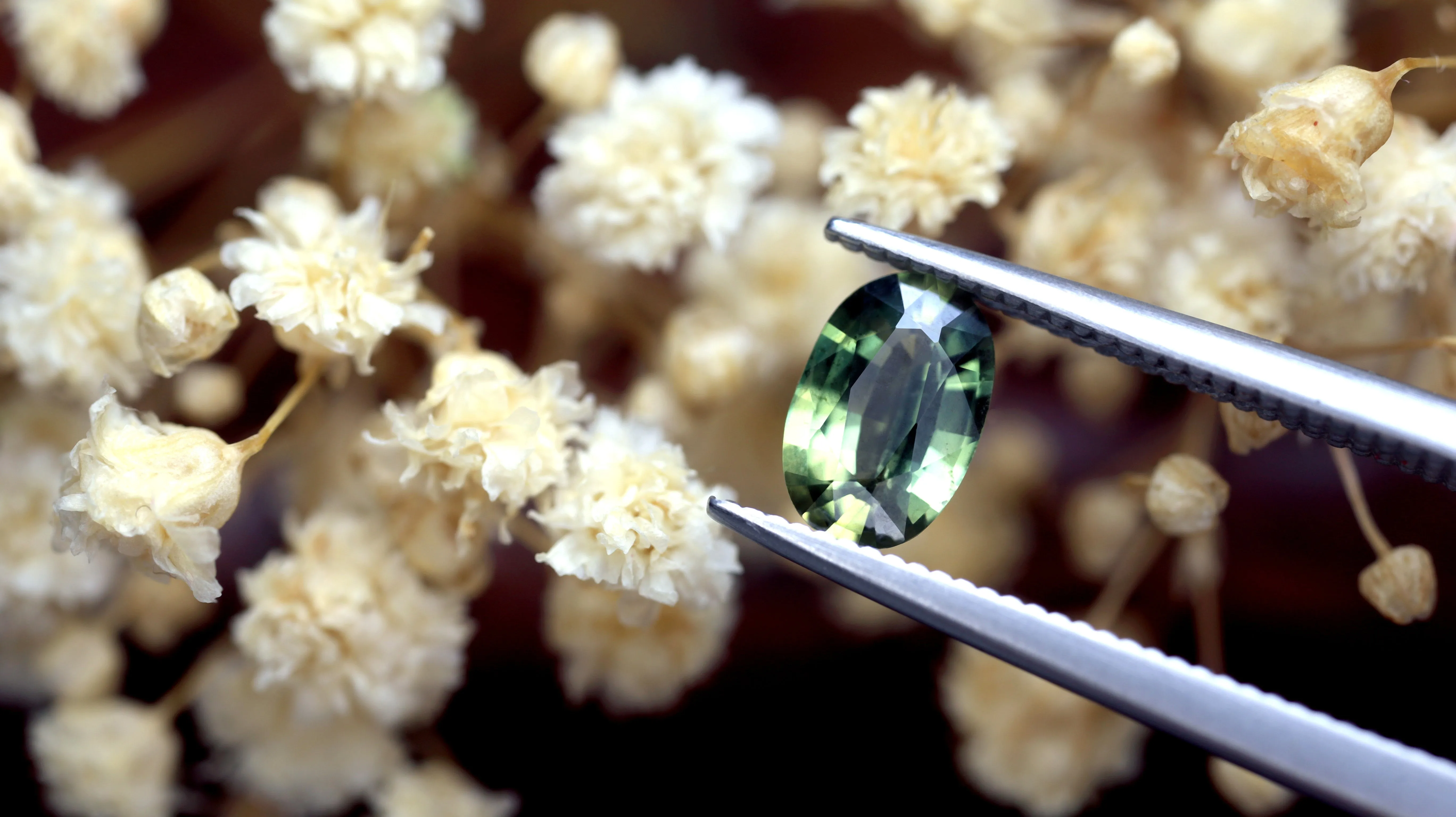 0.71ct Certified Natural Green Sapphire