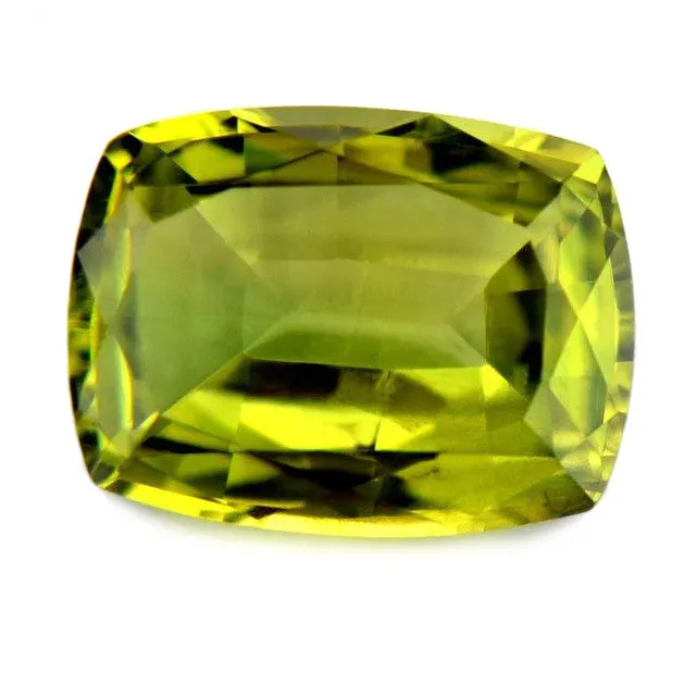 0.72 ct Certified Natural Green Sapphire