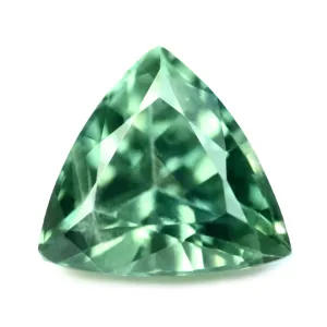 0.72ct Certified Natural Green Sapphire
