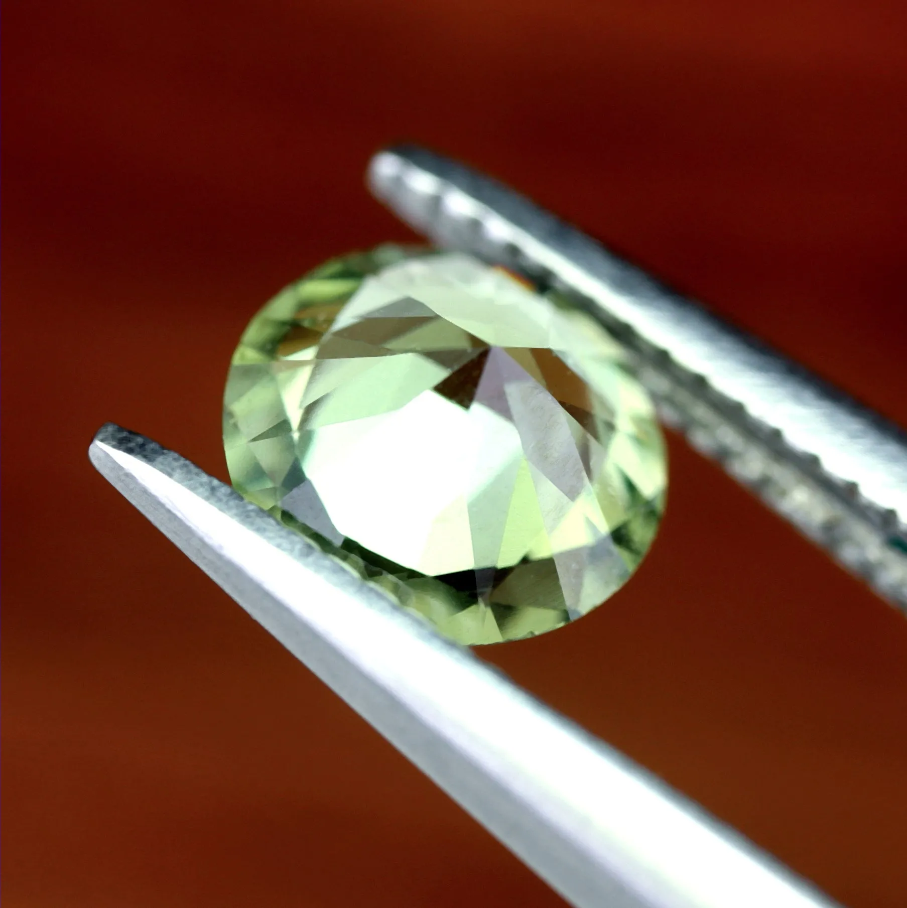 0.72ct Certified Natural Green Sapphire