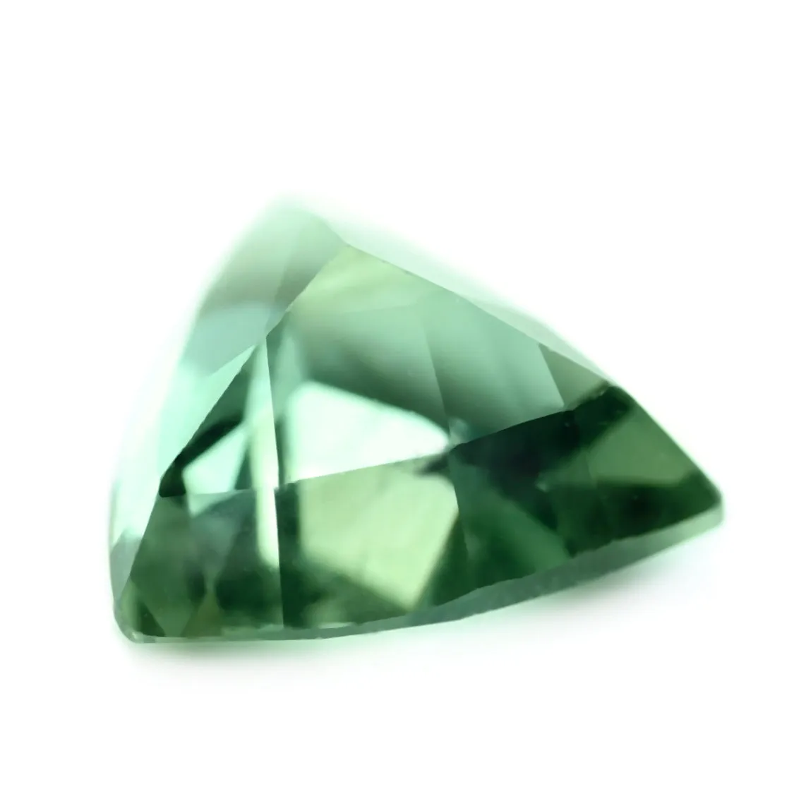 0.72ct Certified Natural Green Sapphire