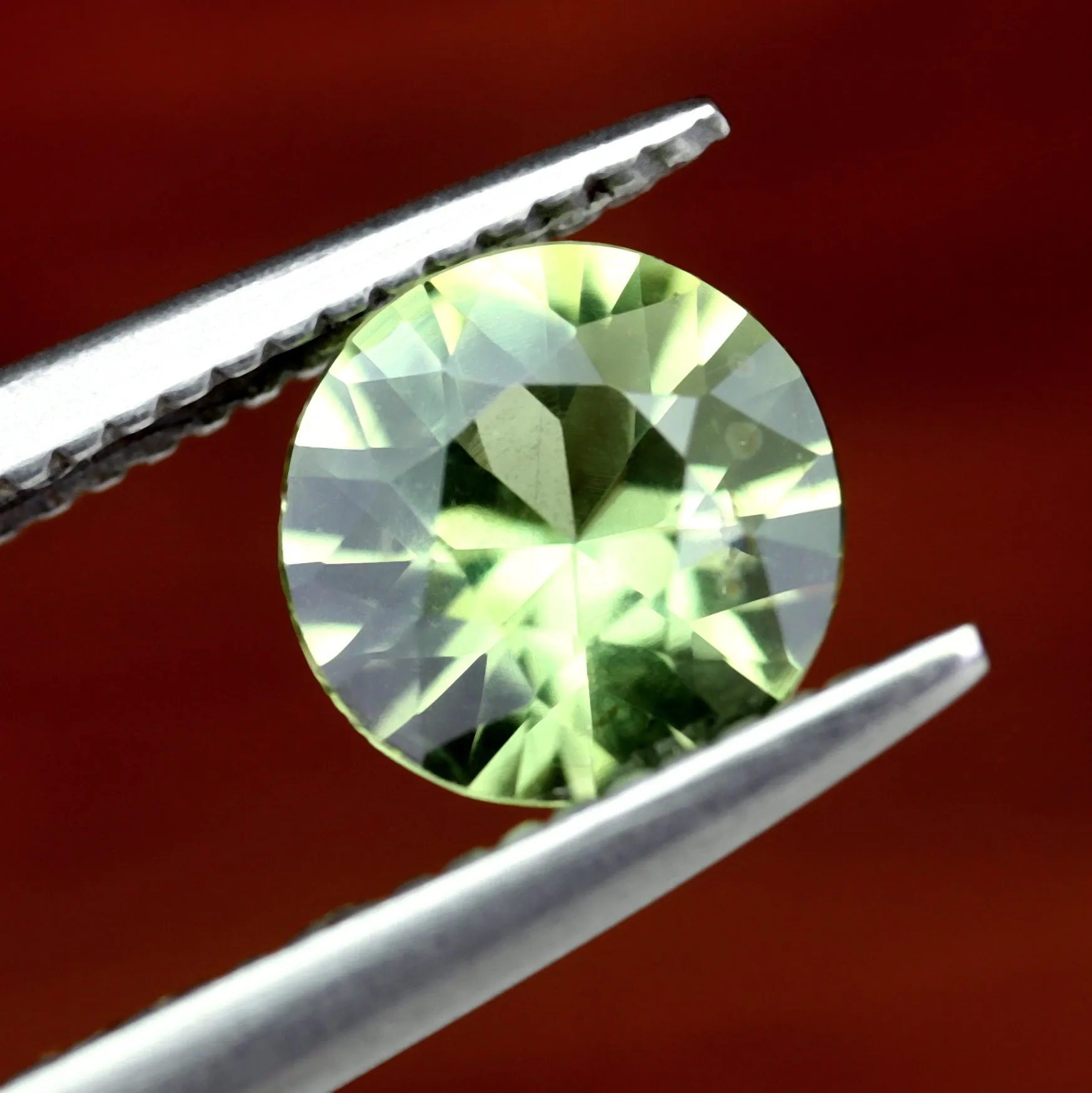 0.72ct Certified Natural Green Sapphire