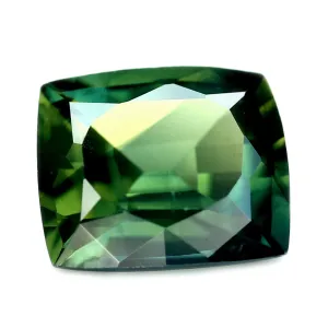 0.72ct Certified Natural Green Sapphire