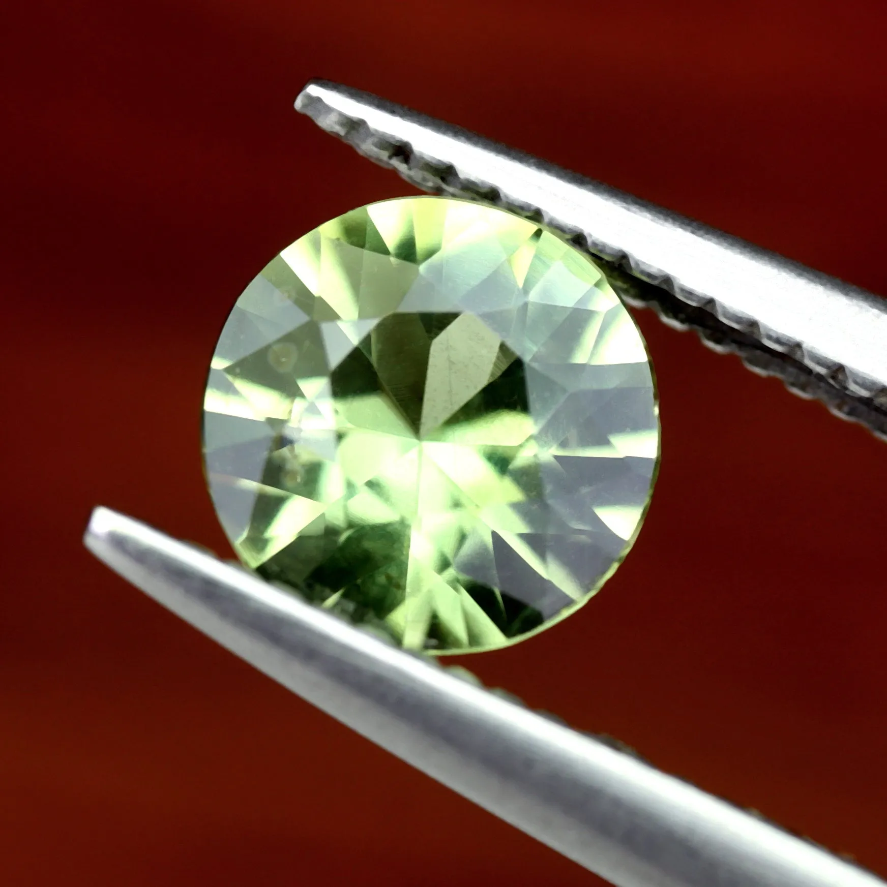 0.72ct Certified Natural Green Sapphire