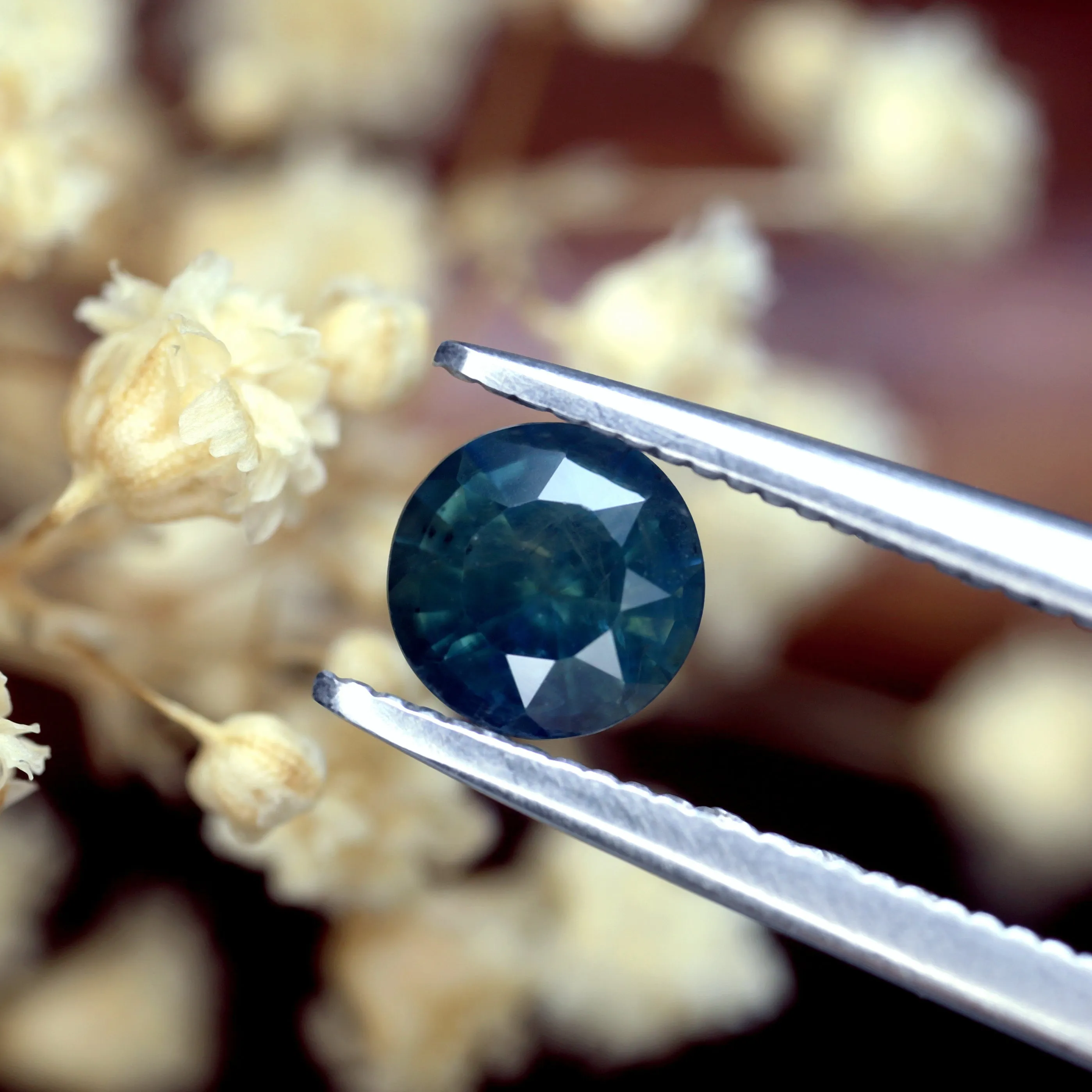 0.72ct Certified Natural Teal Sapphire