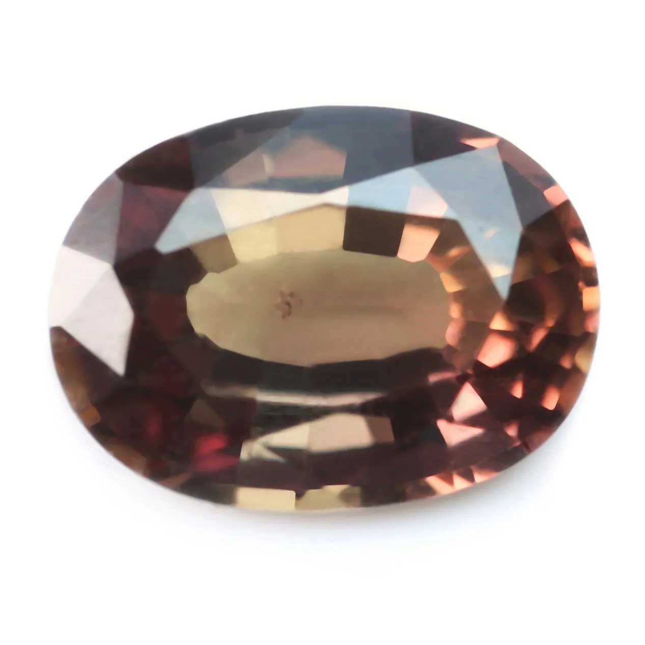 0.73ct Certified Natural Brown Sapphire