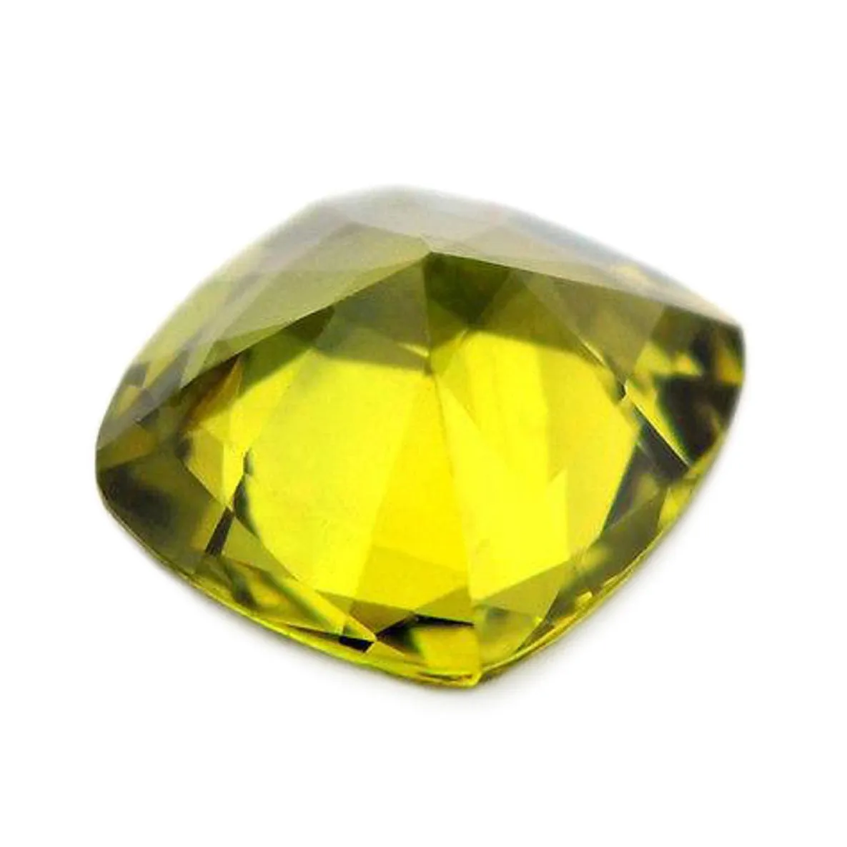 0.73ct Certified Natural Lime Yellow Sapphire